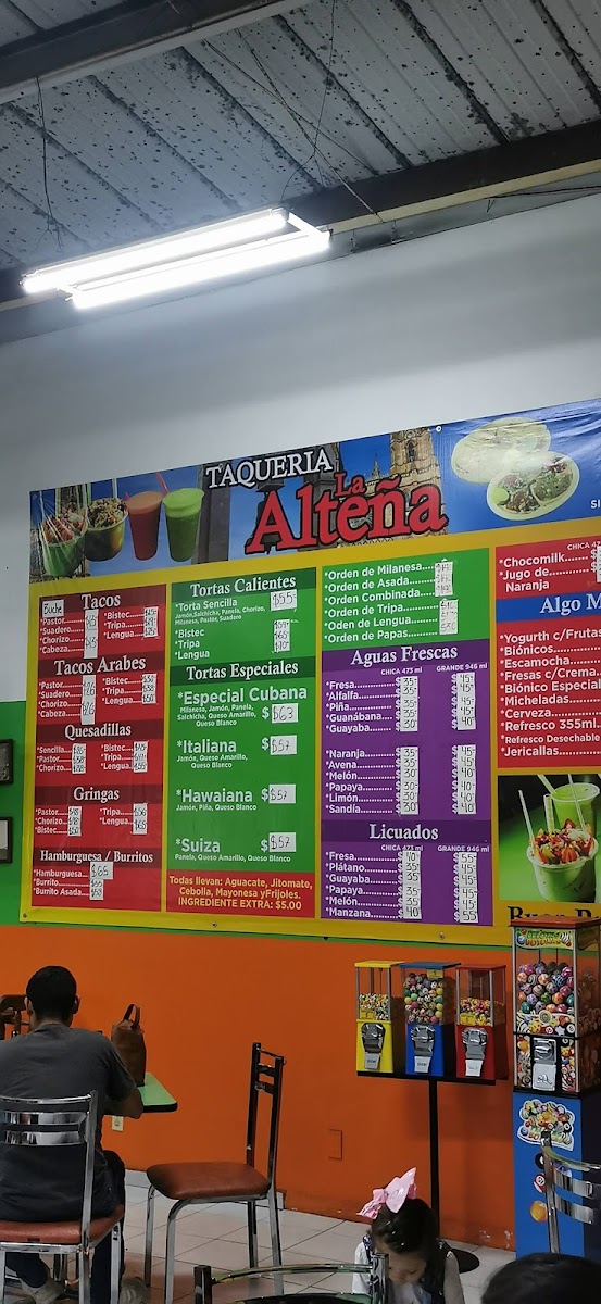 La Alteña Taquería Menu - Image 5