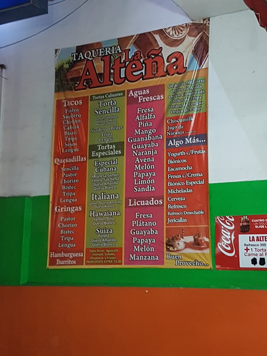 La Alteña Taquería Menu - Image 6